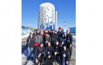 29-31 октября учащиеся 10А и 6Б классов совершили космическое путешествие на космодром «Восточный», расположенный в Амурской области